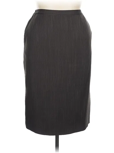 Pre-owned Unbranded Formal Skirt In Gray