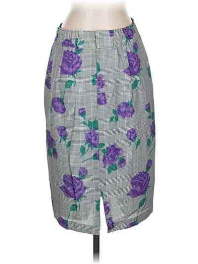 Pre-owned Unbranded Formal Skirt In Gray