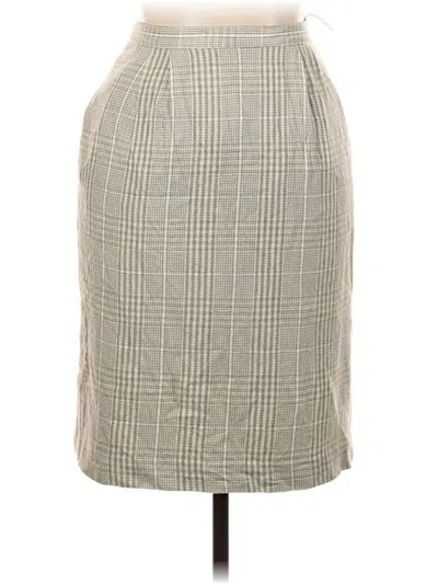 Pre-owned Unbranded Formal Skirt In Gray