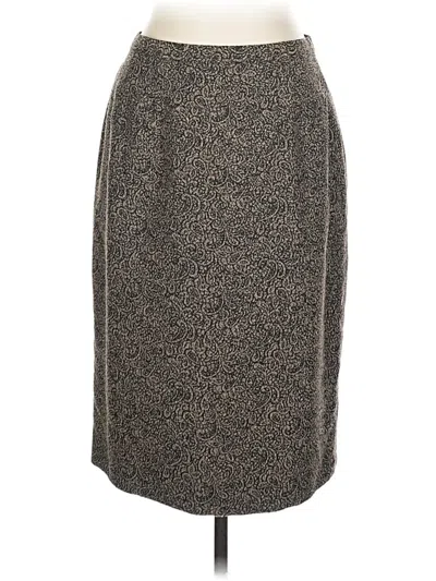 Pre-owned Unbranded Formal Skirt In Gray