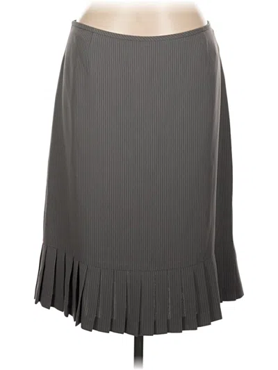 Pre-owned Unbranded Formal Skirt In Gray
