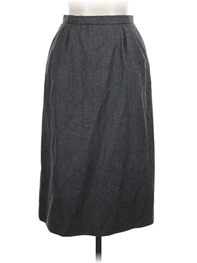 Pre-owned Unbranded Formal Skirt In Gray