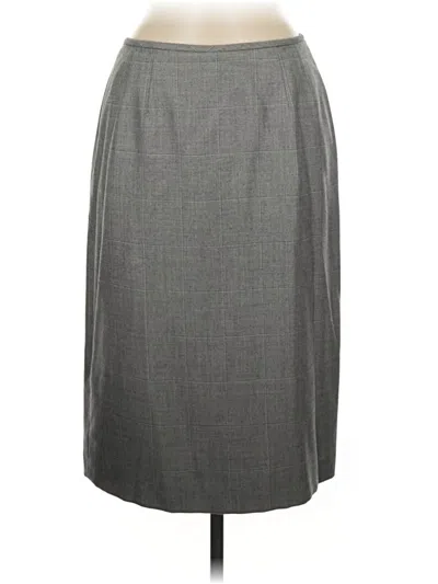 Pre-owned Unbranded Formal Skirt In Gray