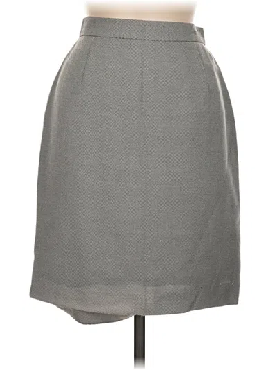 Pre-owned Unbranded Formal Skirt In Gray