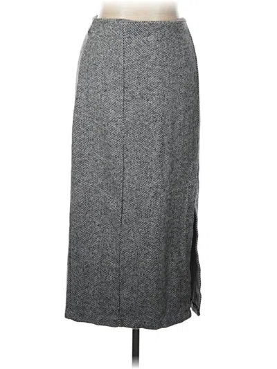 Pre-owned Unbranded Formal Skirt In Gray