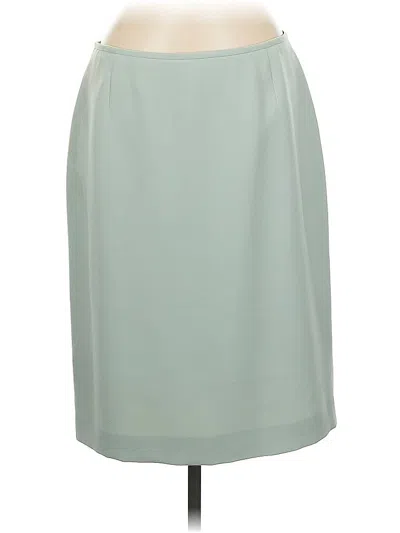 Pre-owned Unbranded Formal Skirt In Green