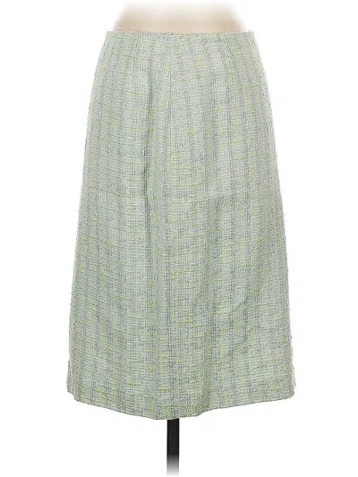 Pre-owned Unbranded Formal Skirt In Green