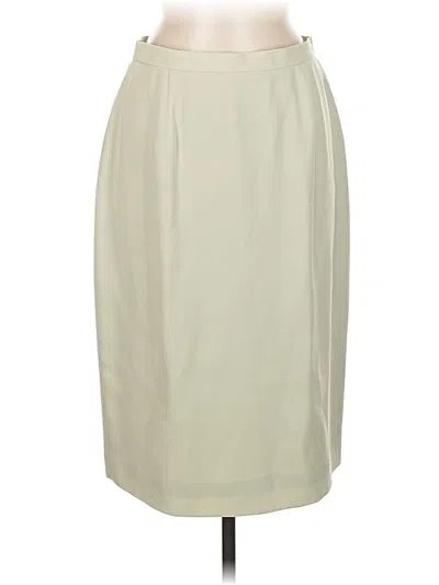 Pre-owned Unbranded Formal Skirt In Green