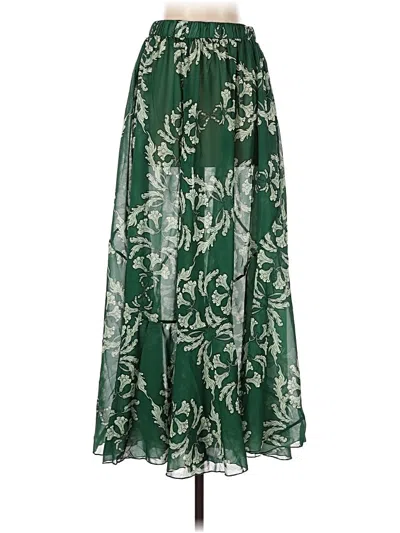 Pre-owned Unbranded Formal Skirt In Green