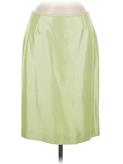 Pre-owned Unbranded Formal Skirt In Green