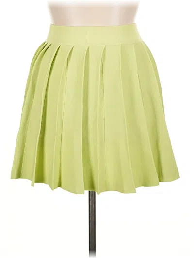 Pre-owned Unbranded Formal Skirt In Green
