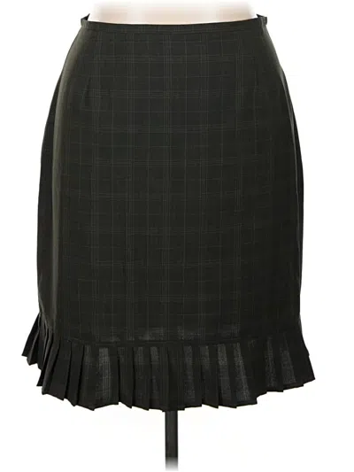 Pre-owned Unbranded Formal Skirt In Green