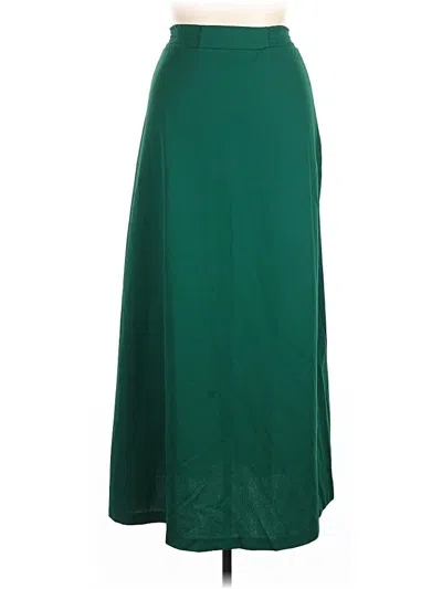 Pre-owned Unbranded Formal Skirt In Green