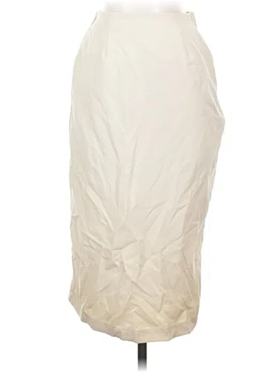 Pre-owned Unbranded Formal Skirt In Ivory