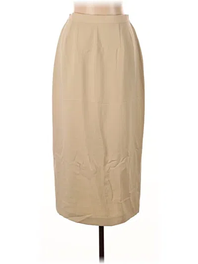 Pre-owned Unbranded Formal Skirt In Ivory