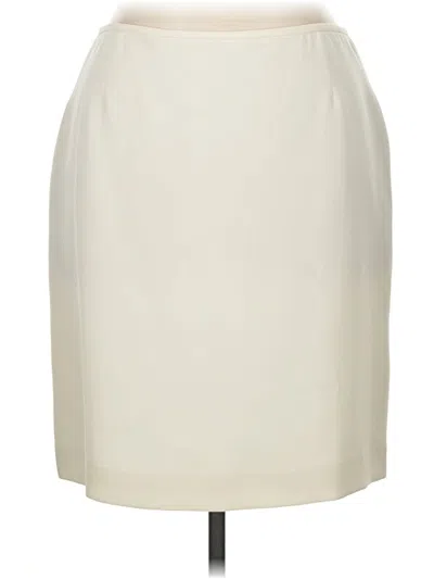 Pre-owned Unbranded Formal Skirt In Ivory