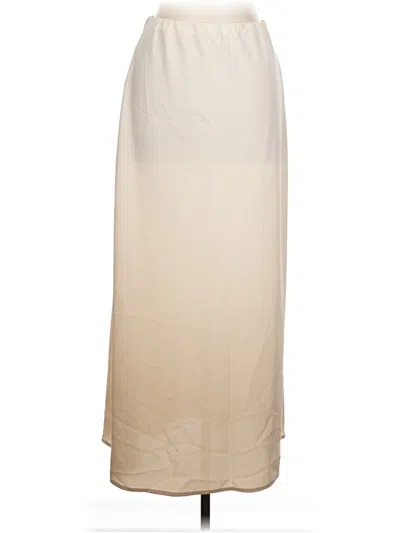 Pre-owned Unbranded Formal Skirt In Ivory