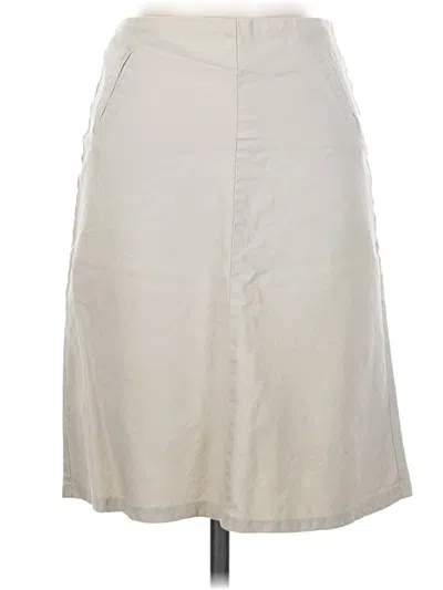 Pre-owned Unbranded Formal Skirt In Ivory