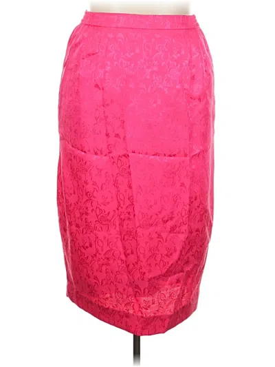 Pre-owned Unbranded Formal Skirt In Pink