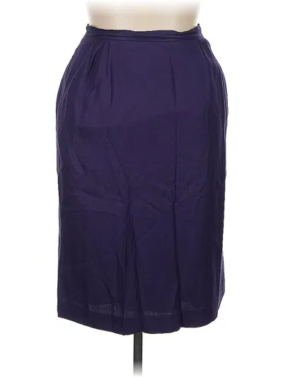 Pre-owned Unbranded Formal Skirt In Purple