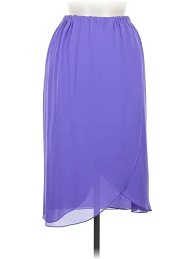 Pre-owned Unbranded Formal Skirt In Purple