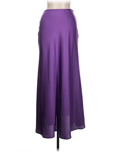 Pre-owned Unbranded Formal Skirt In Purple