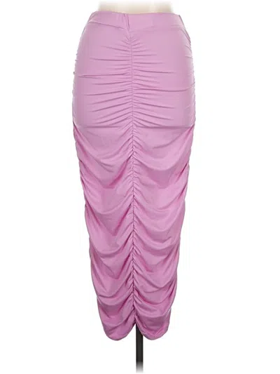 Pre-owned Unbranded Formal Skirt In Purple
