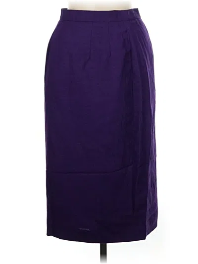Pre-owned Unbranded Formal Skirt In Purple