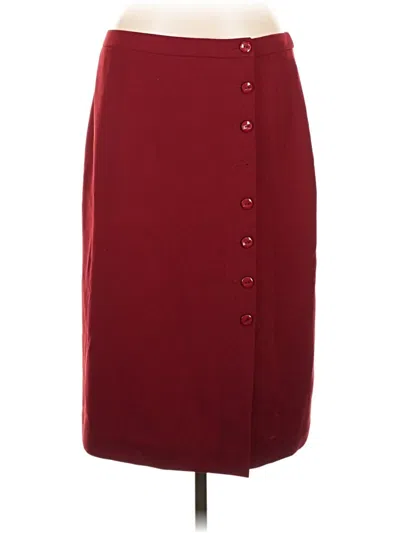 Pre-owned Unbranded Formal Skirt In Red