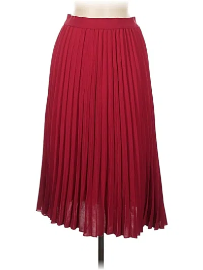 Pre-owned Unbranded Formal Skirt In Red