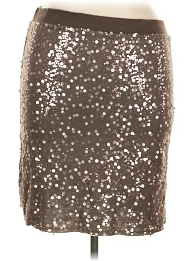 Pre-owned Unbranded Formal Skirt In Silver