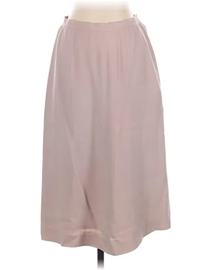 Pre-owned Unbranded Formal Skirt In Tan