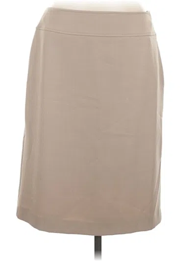 Pre-owned Unbranded Formal Skirt In Tan