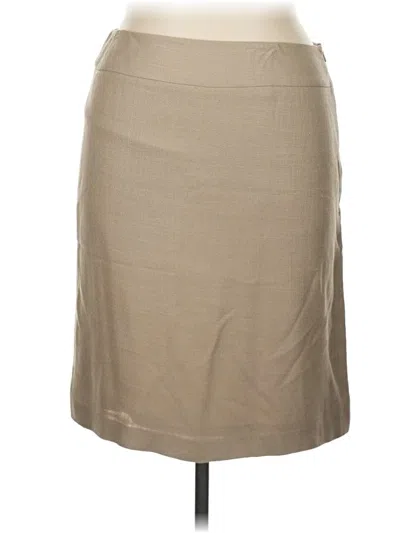 Pre-owned Unbranded Formal Skirt In Tan