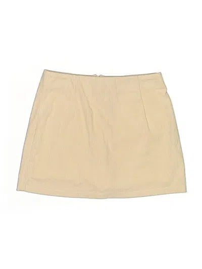 Pre-owned Unbranded Formal Skirt In Tan