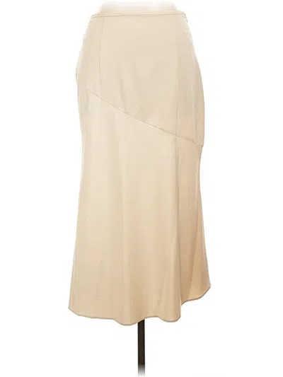 Pre-owned Unbranded Formal Skirt In Tan