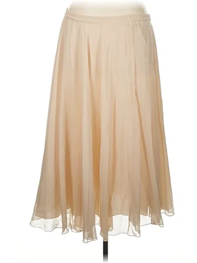 Pre-owned Unbranded Formal Skirt In Tan