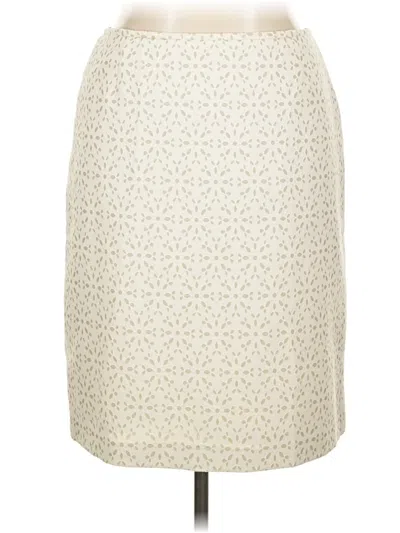 Pre-owned Unbranded Formal Skirt In White