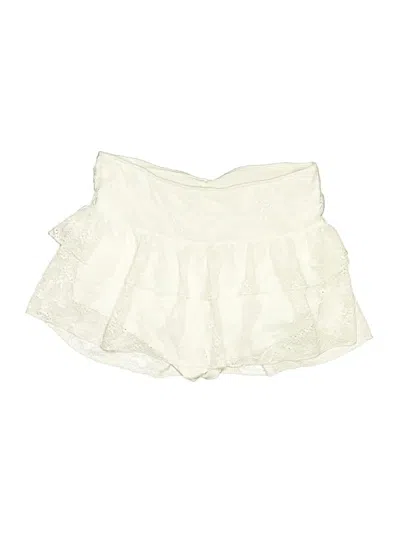 Pre-owned Unbranded Formal Skirt In White
