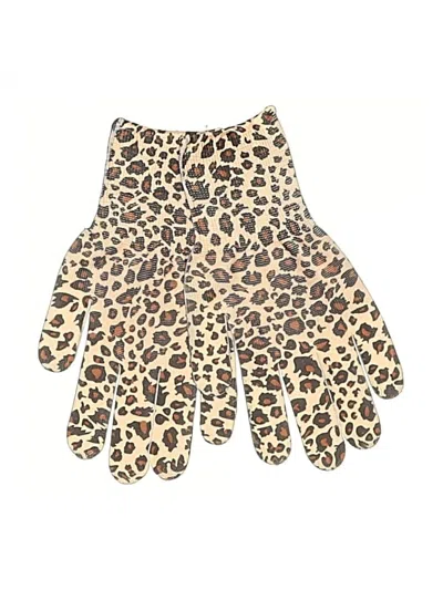 Pre-owned Unbranded Gloves In Brown