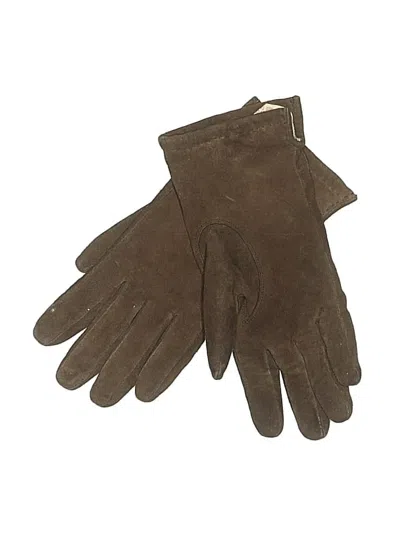 Pre-owned Unbranded Gloves In Brown