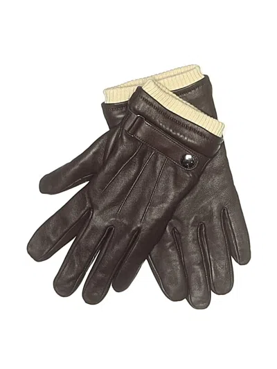 Pre-owned Unbranded Gloves In Brown