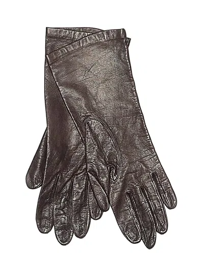 Pre-owned Unbranded Gloves In Brown