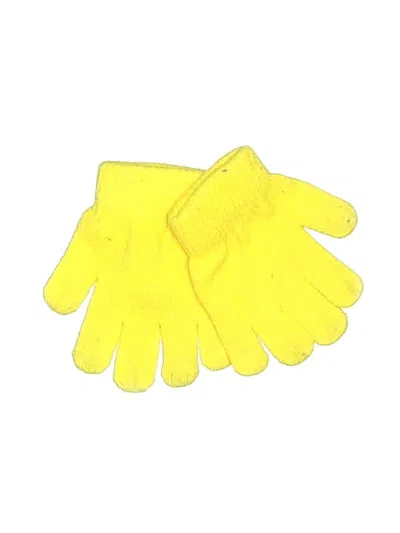Pre-owned Unbranded Kids' Gloves In Yellow