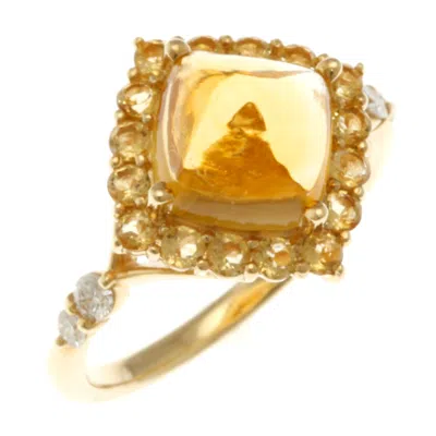 Pre-owned Unbranded Gold Yellow Gold (18k) Band Ring ()