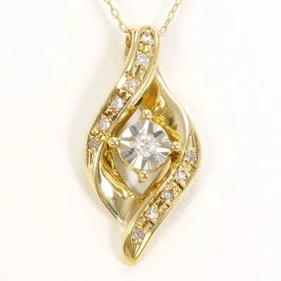 Pre-owned Unbranded Gold Yellow Gold Pink (10k) Yellow Gold (10k) Necklace () In Multi