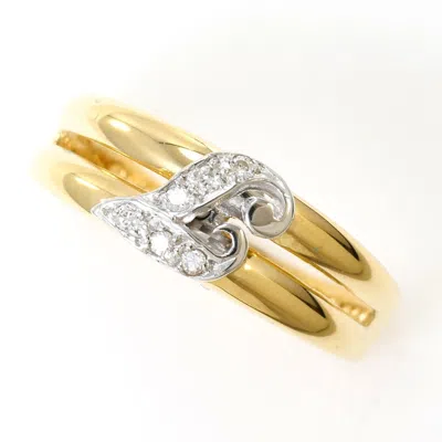 Pre-owned Unbranded Gold Yellow Gold Yellow Gold (18k) Gold (18k) Band Ring () In Multi