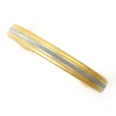 Pre-owned Unbranded Gold Yellow Gold Yellow Gold (18k) Gold (18k) Band Ring () In Multi