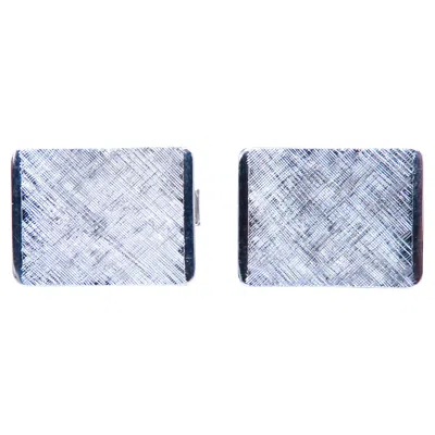 Pre-owned Unbranded Graver Cross Hatch Cufflinks 14kt 12475 In Multi