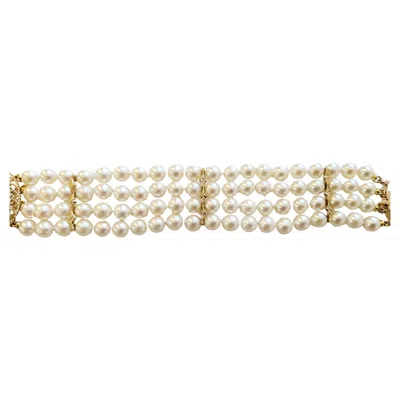 Pre-owned Unbranded Hand Made Bracelet In 14k Yellow Gold
